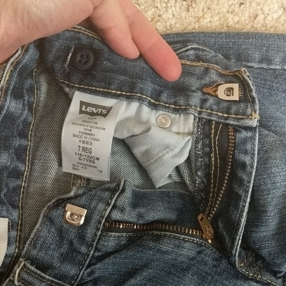 Boys Levi's 514 Straight Jeans - Picture 3 of 4